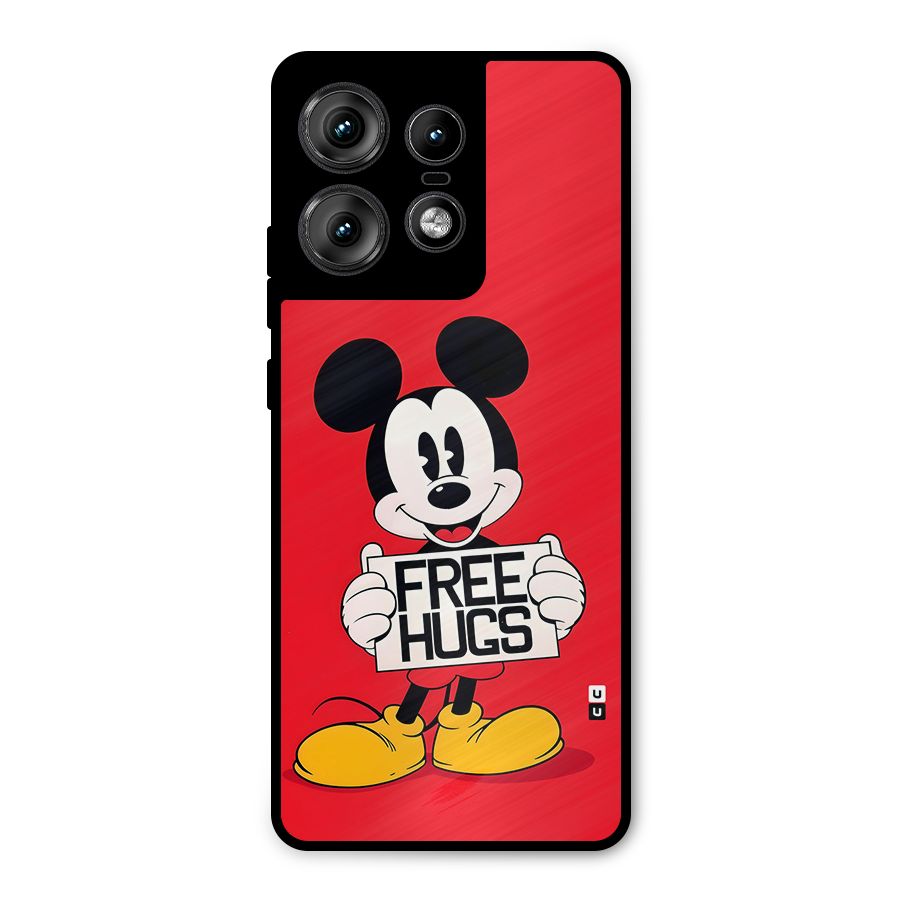 Free Hugs Metal Back Case for Motorola Edge 50 Pro