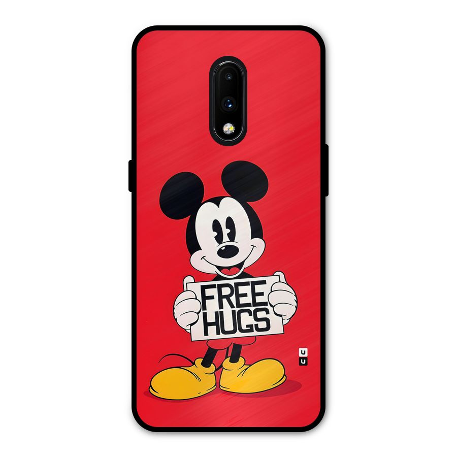 Free Hugs Metal Back Case for OnePlus 7