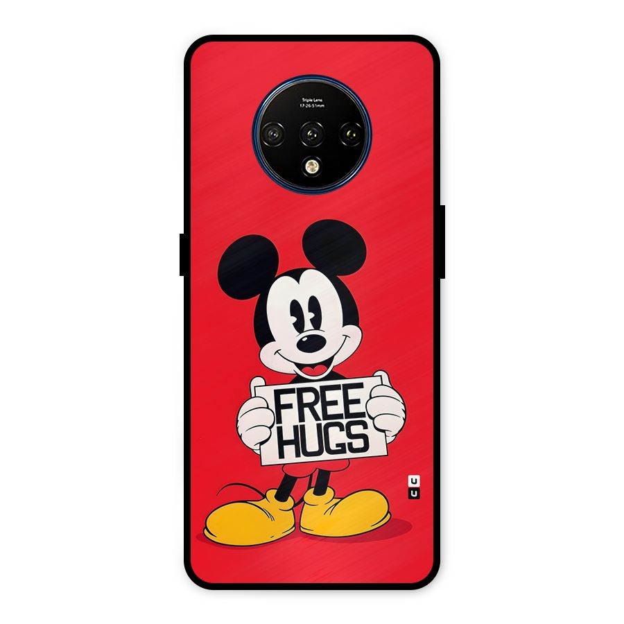 Free Hugs Metal Back Case for OnePlus 7T