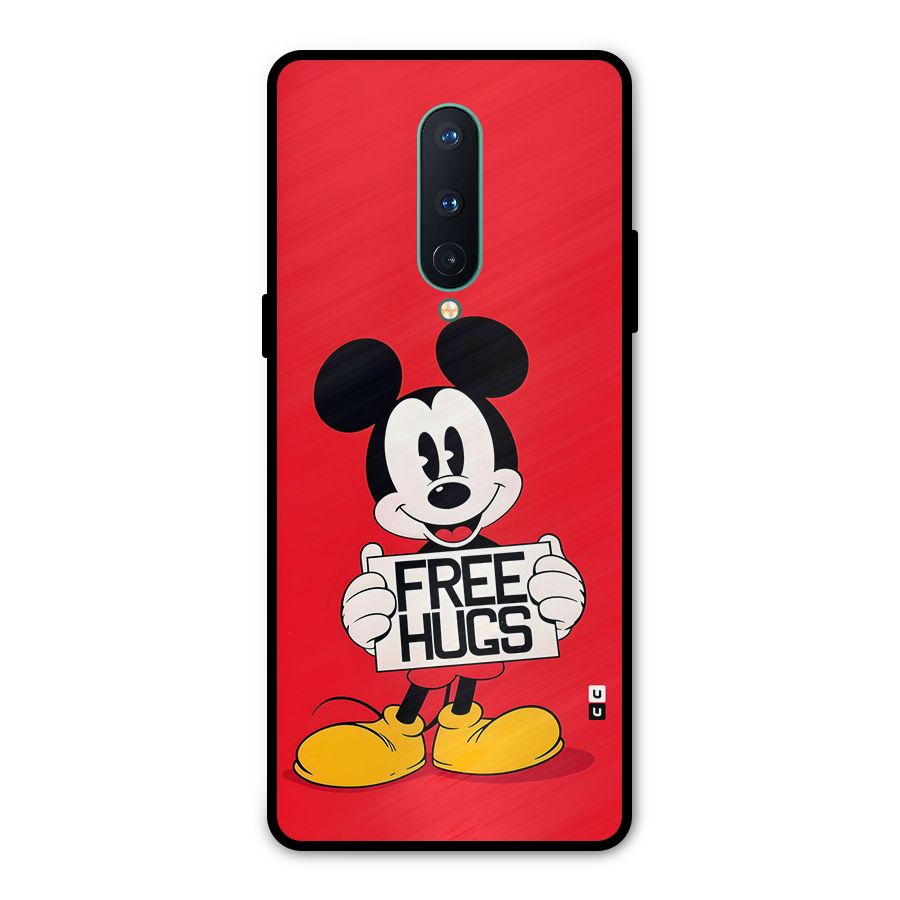 Free Hugs Metal Back Case for OnePlus 8