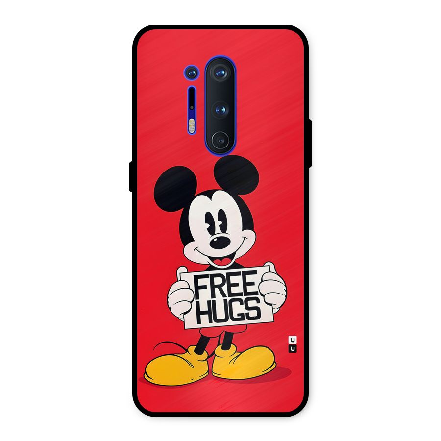 Free Hugs Metal Back Case for OnePlus 8 Pro