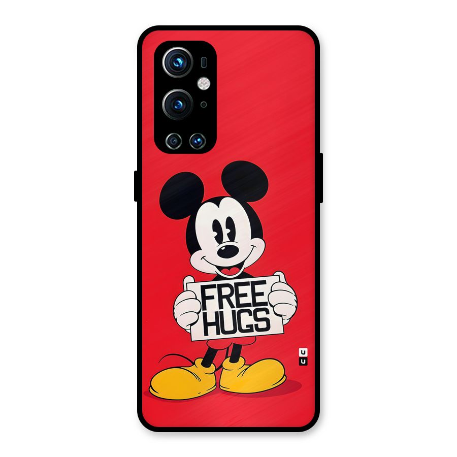 Free Hugs Metal Back Case for OnePlus 9 Pro