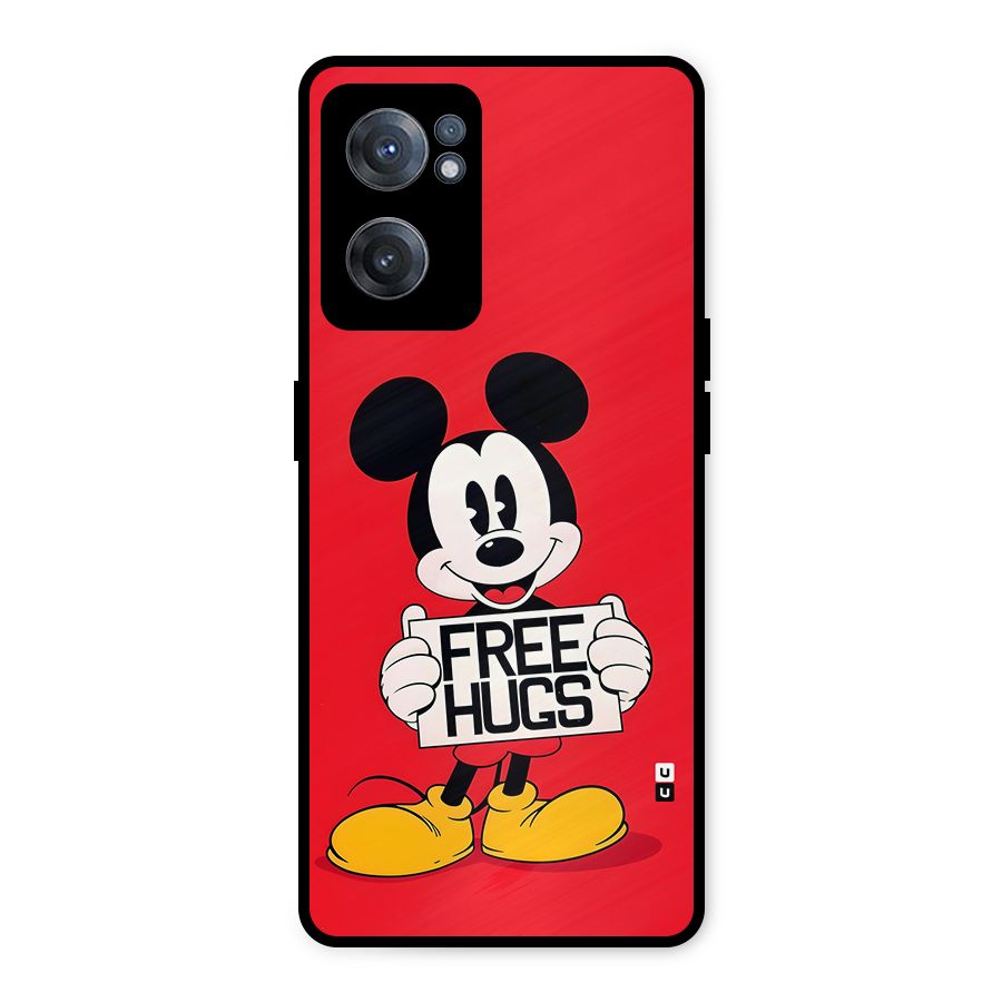 Free Hugs Metal Back Case for OnePlus Nord CE 2 5G