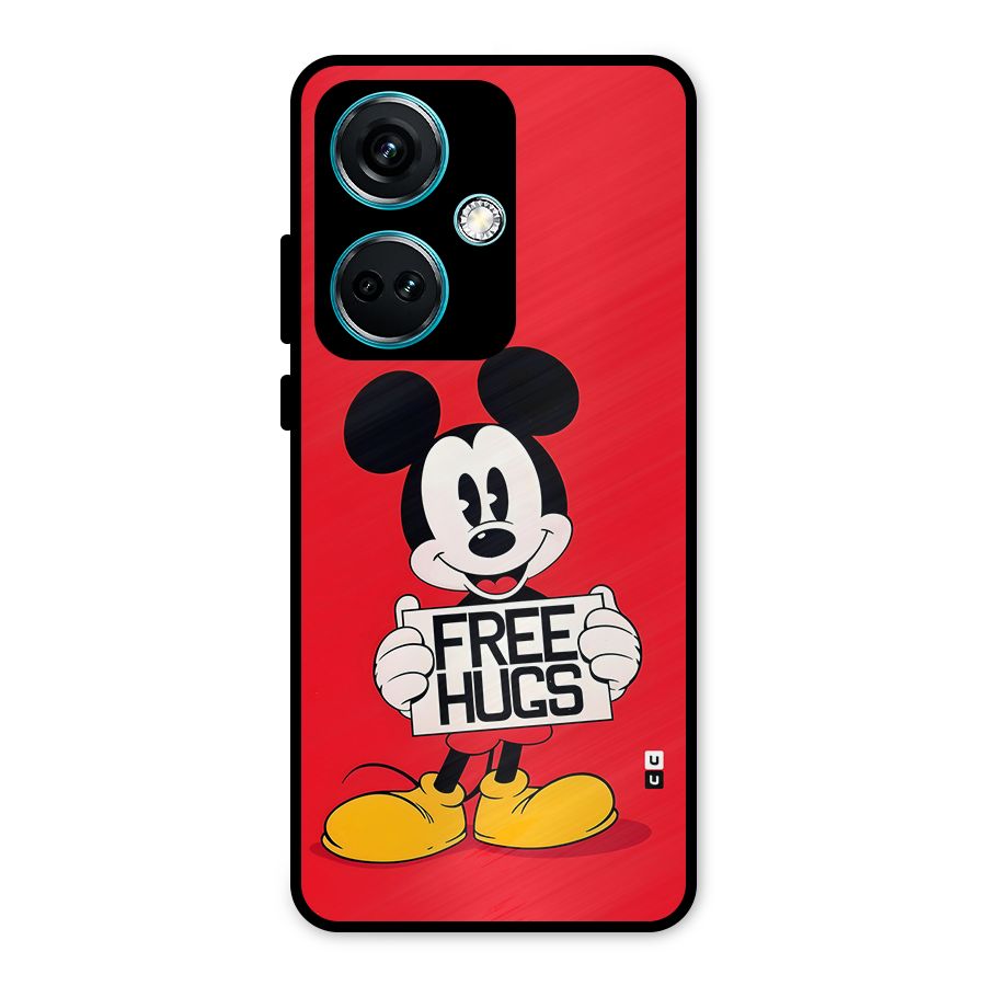 Free Hugs Metal Back Case for OnePlus Nord CE 3 5G