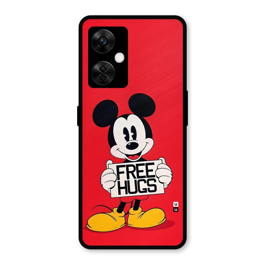Free Hugs Metal Back Case for OnePlus Nord CE 3 Lite