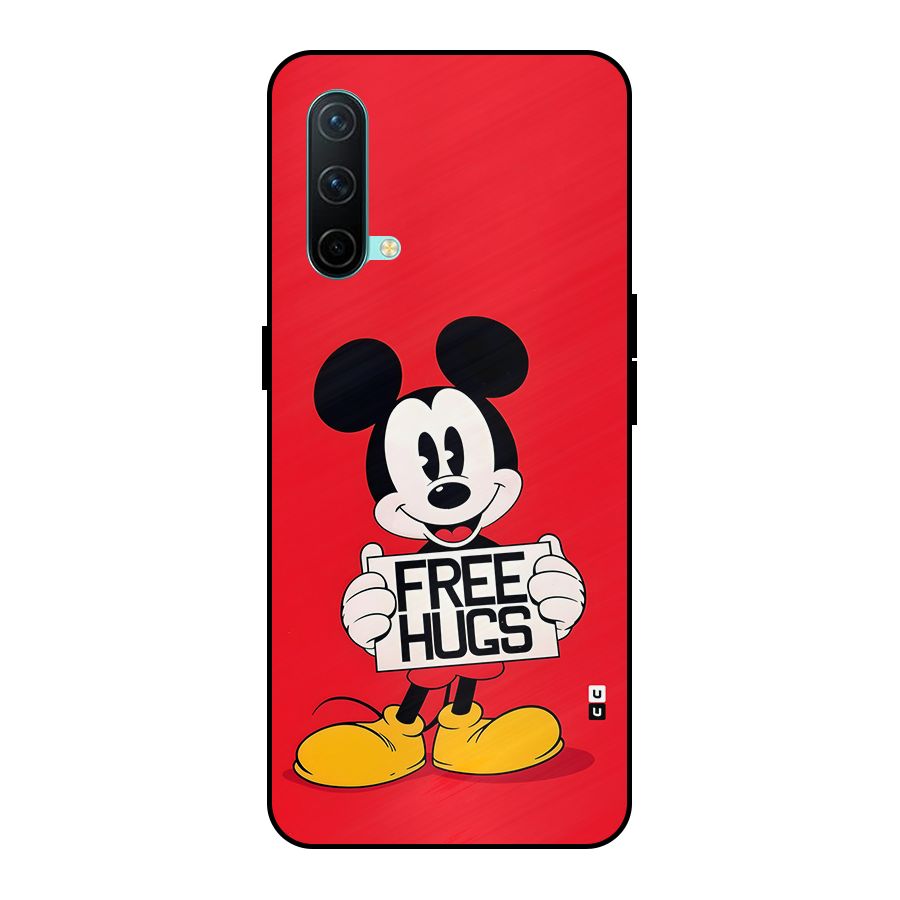Free Hugs Metal Back Case for OnePlus Nord CE 5G