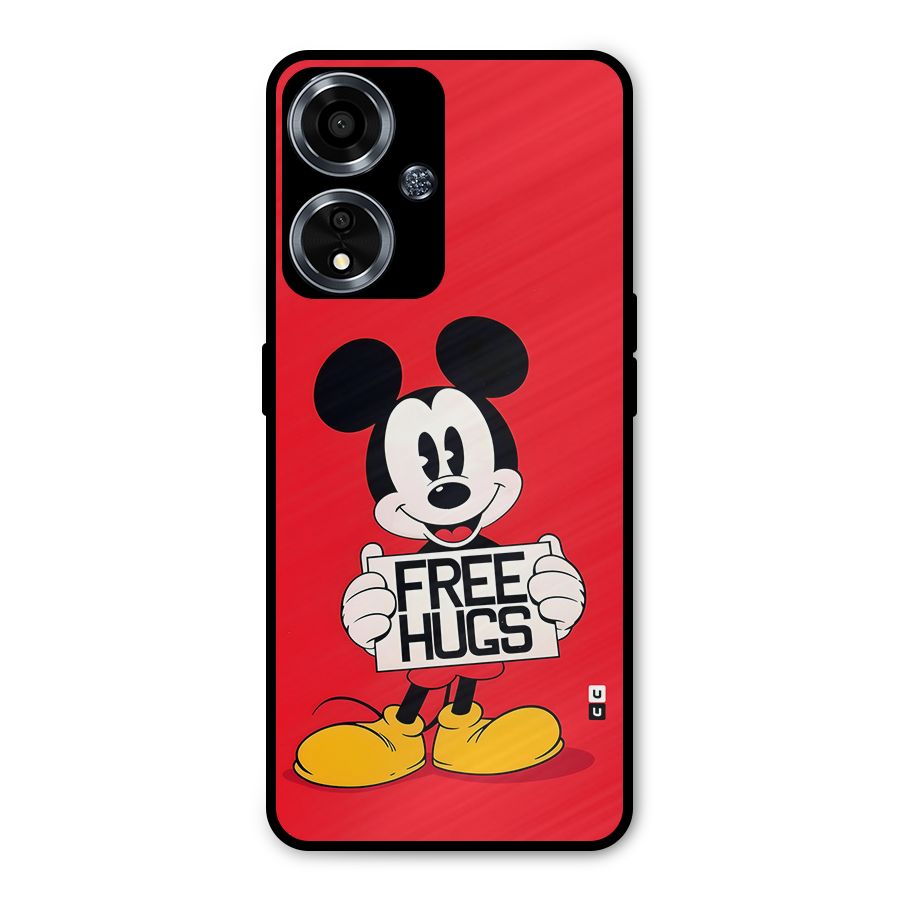 Free Hugs Metal Back Case for Oppo A59