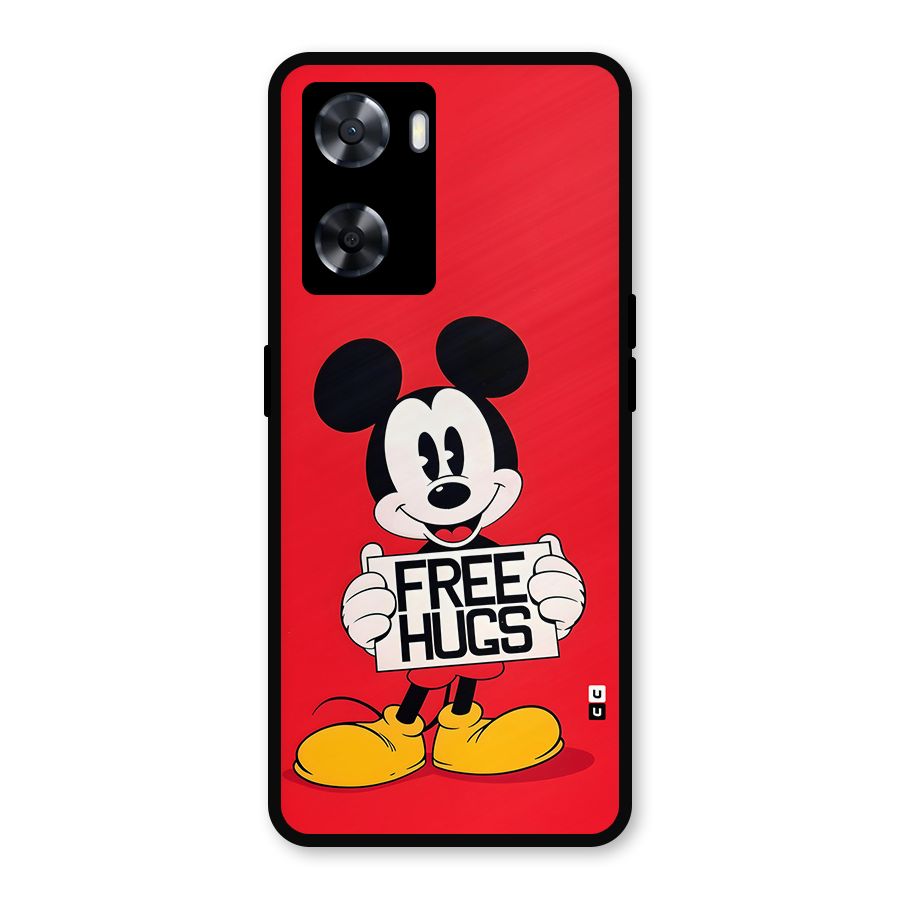 Free Hugs Metal Back Case for Oppo A77