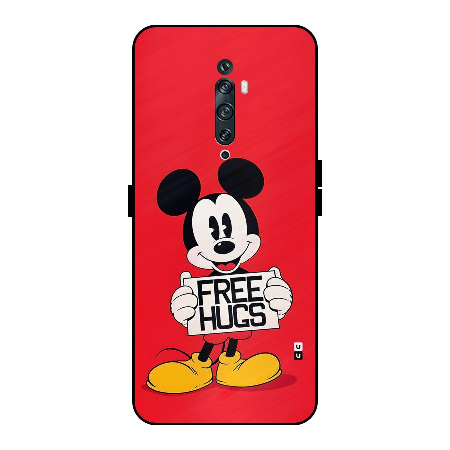 Free Hugs Metal Back Case for Oppo Reno2 Z