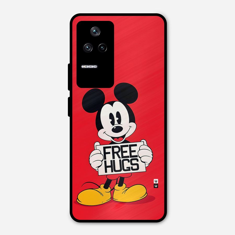 Free Hugs Metal Back Case for Poco F4 5G
