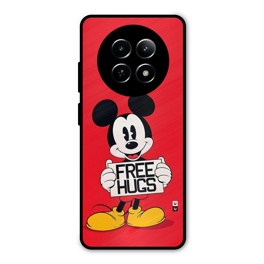 Free Hugs Metal Back Case for Realme 12 5G