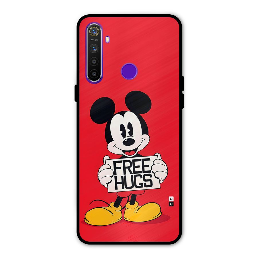 Free Hugs Metal Back Case for Realme 5i