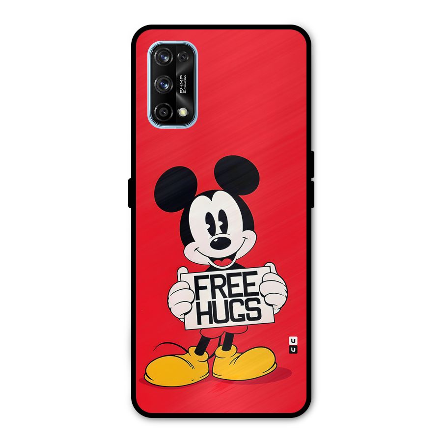 Free Hugs Metal Back Case for Realme 7 Pro