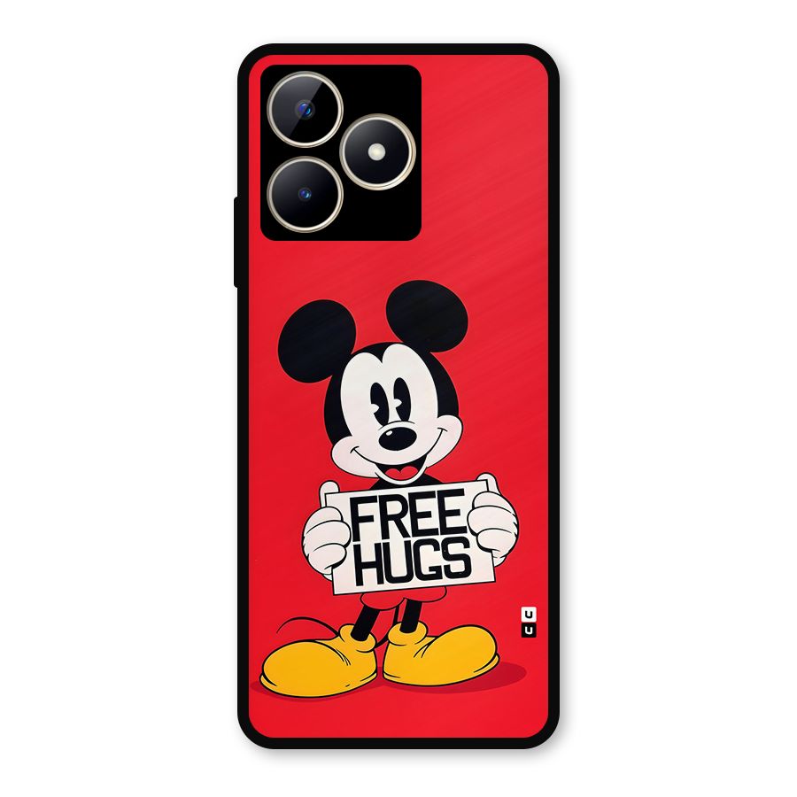 Free Hugs Metal Back Case for Realme C53