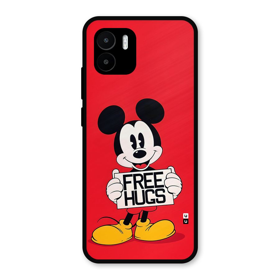 Free Hugs Metal Back Case for Redmi A2