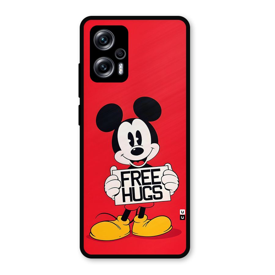 Free Hugs Metal Back Case for Redmi K50i