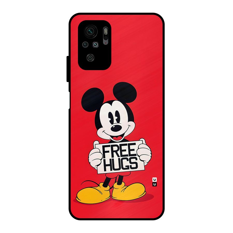 Free Hugs Metal Back Case for Redmi Note 11 SE