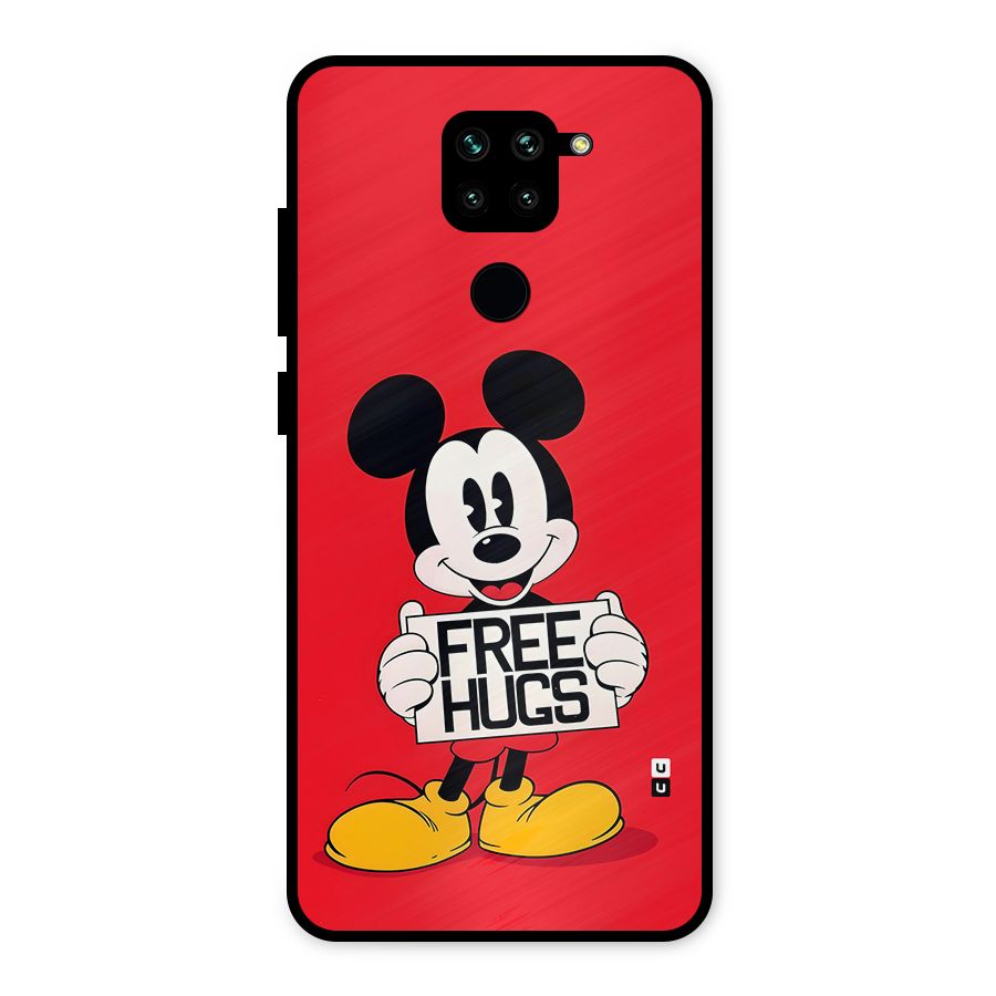 Free Hugs Metal Back Case for Redmi Note 9