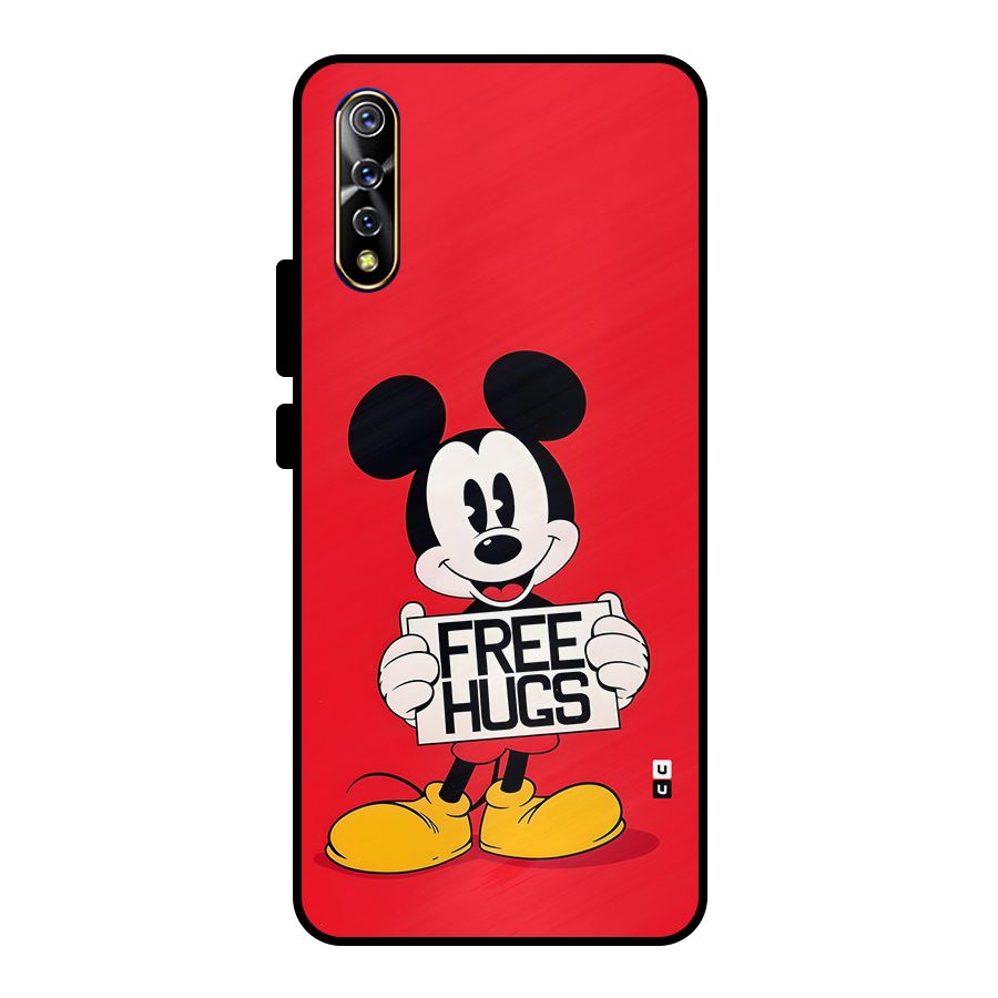 Free Hugs Metal Back Case for Vivo S1