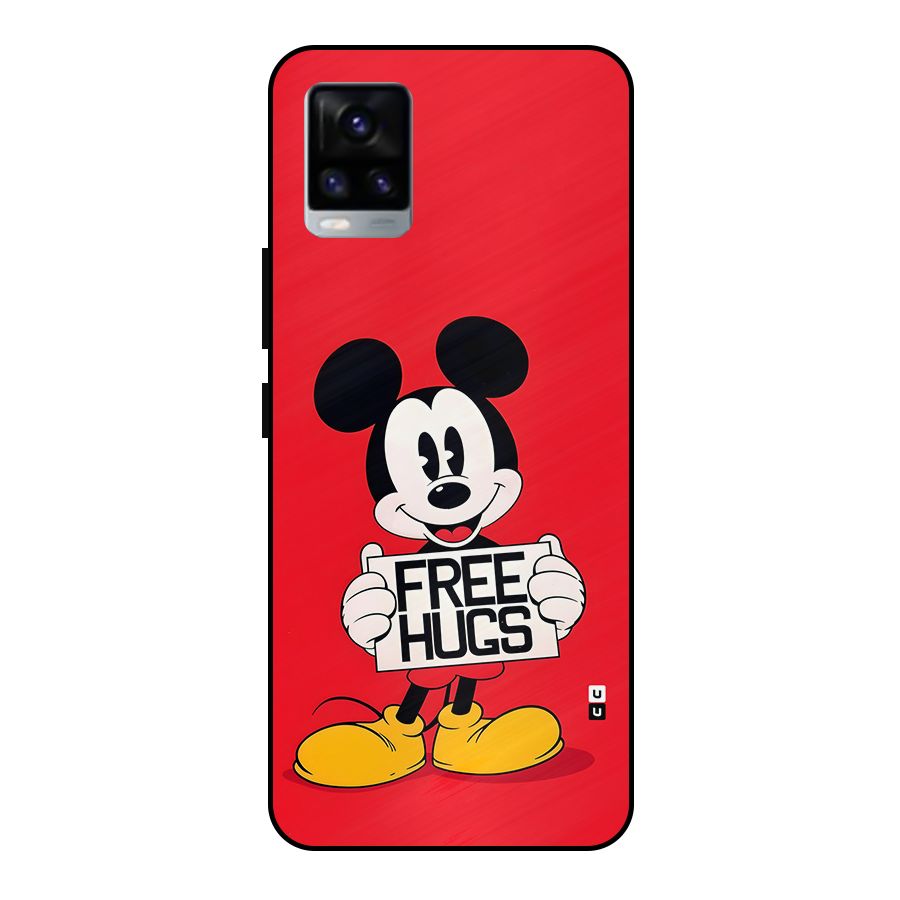 Free Hugs Metal Back Case for Vivo V20