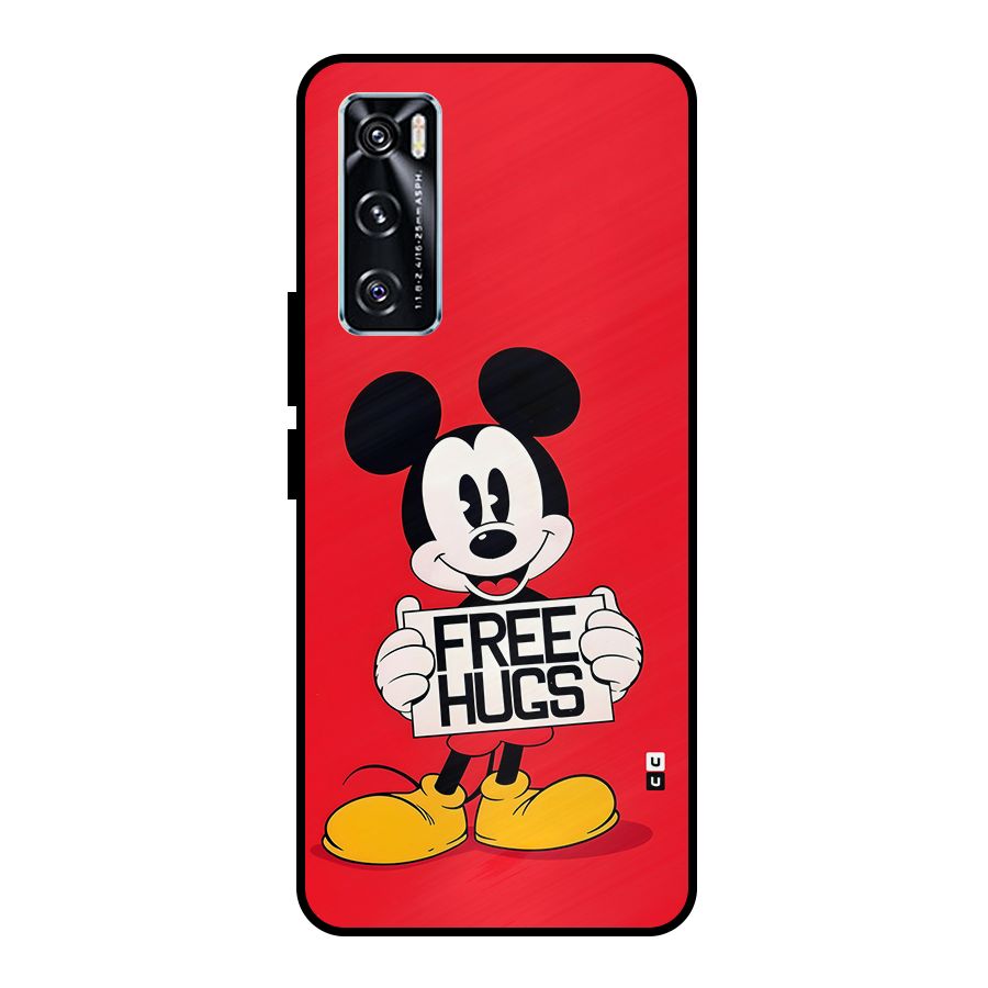 Free Hugs Metal Back Case for Vivo V20 SE
