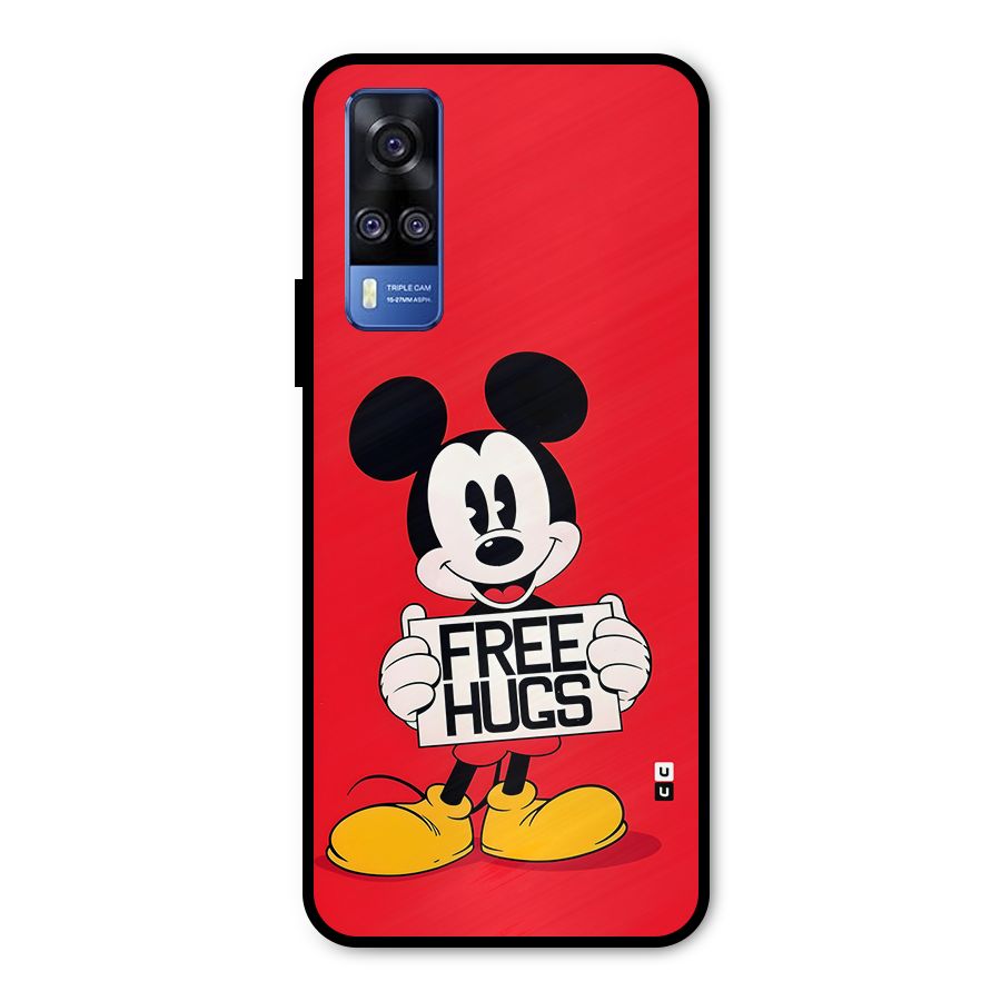 Free Hugs Metal Back Case for Vivo Y51A