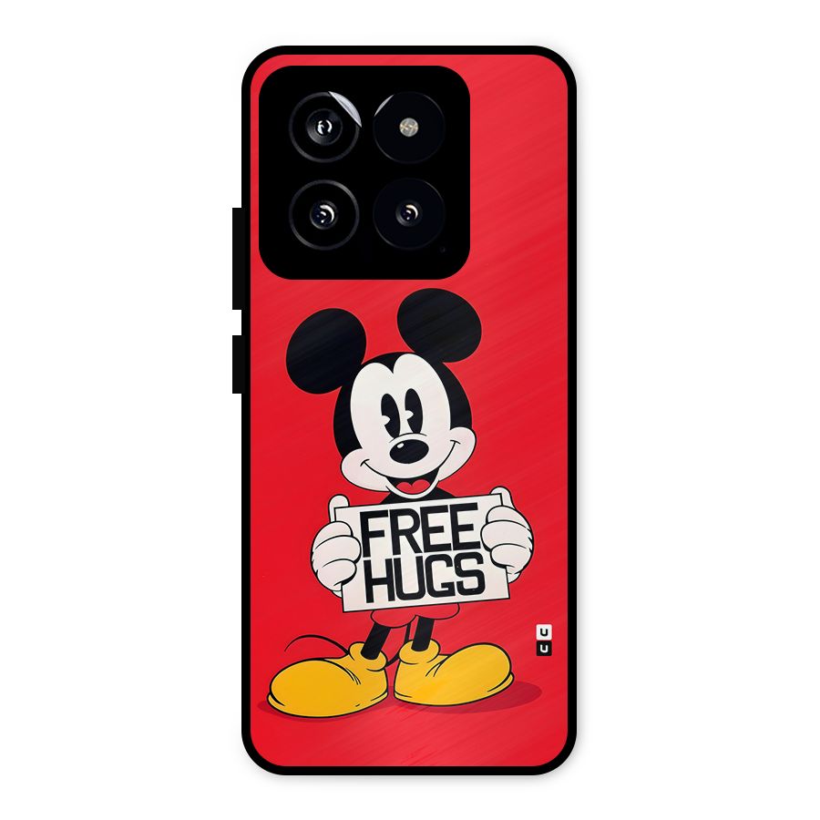 Free Hugs Metal Back Case for Xiaomi 14