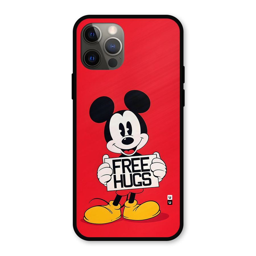 Free Hugs Metal Back Case for iPhone 12 Pro