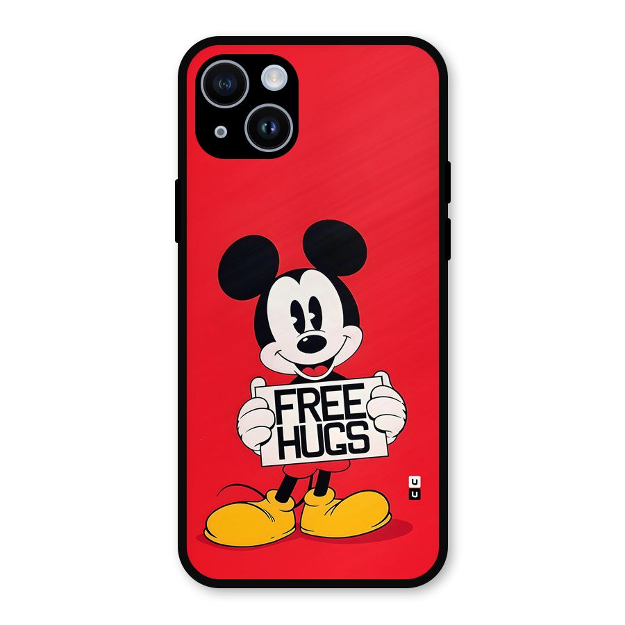Free Hugs Metal Back Case for iPhone 14