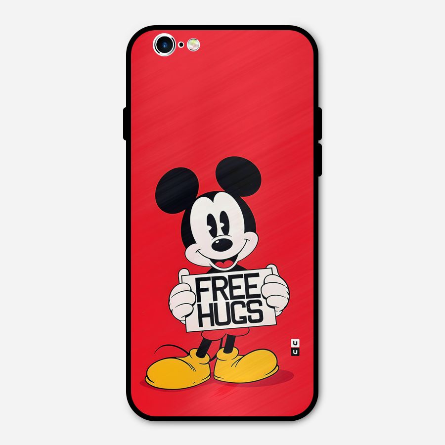 Free Hugs Metal Back Case for iPhone 6 6s