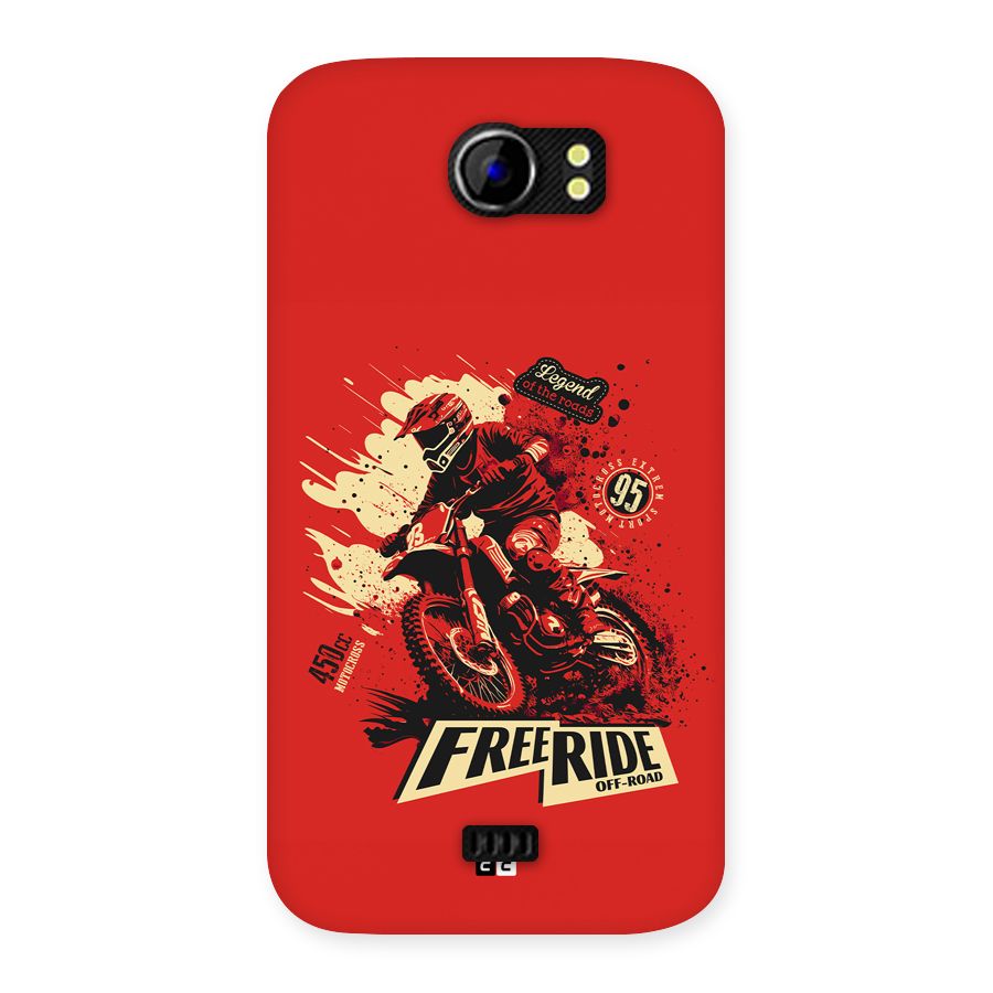 Free Ride Back Case for Canvas 2 A110