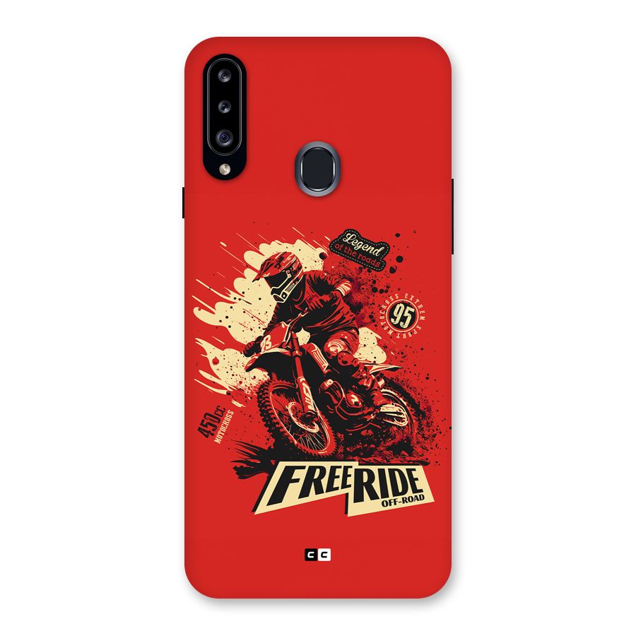Free Ride Back Case for Galaxy A20s