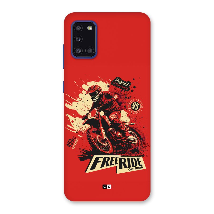 Free Ride Back Case for Galaxy A31