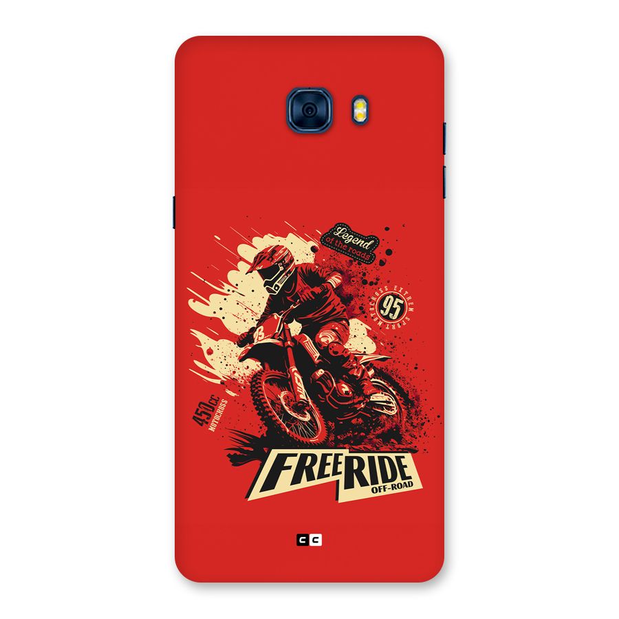 Free Ride Back Case for Galaxy C7 Pro