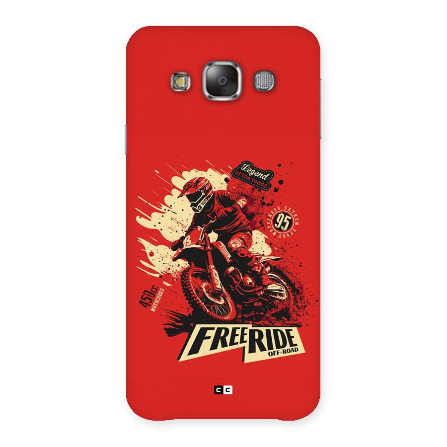 Free Ride Back Case for Galaxy E7