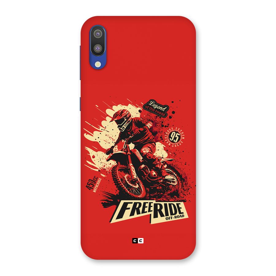 Free Ride Back Case for Galaxy M10