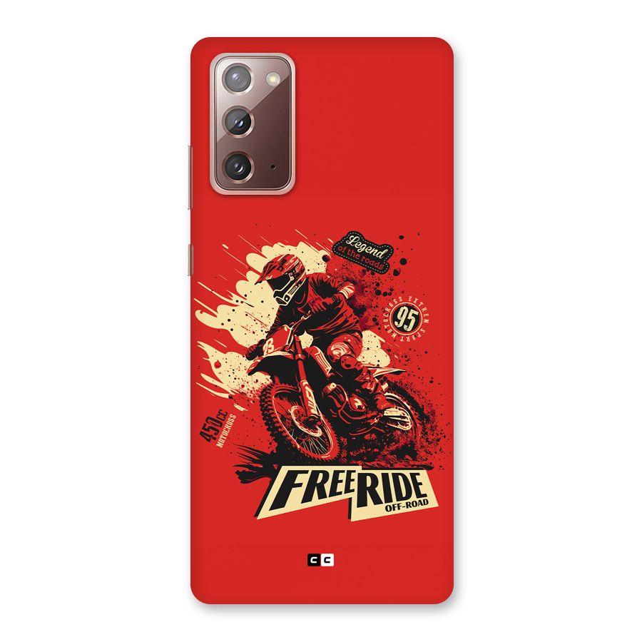 Free Ride Back Case for Galaxy Note 20