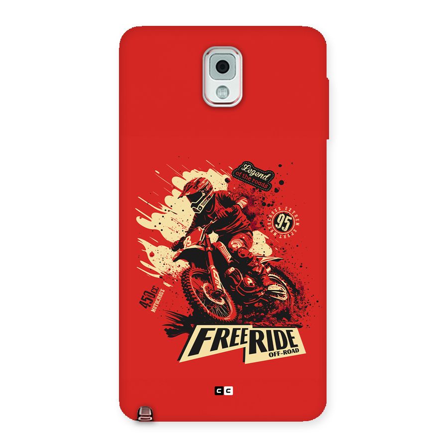 Free Ride Back Case for Galaxy Note 3