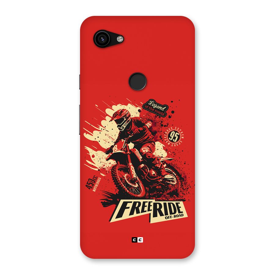 Free Ride Back Case for Google Pixel 3a XL