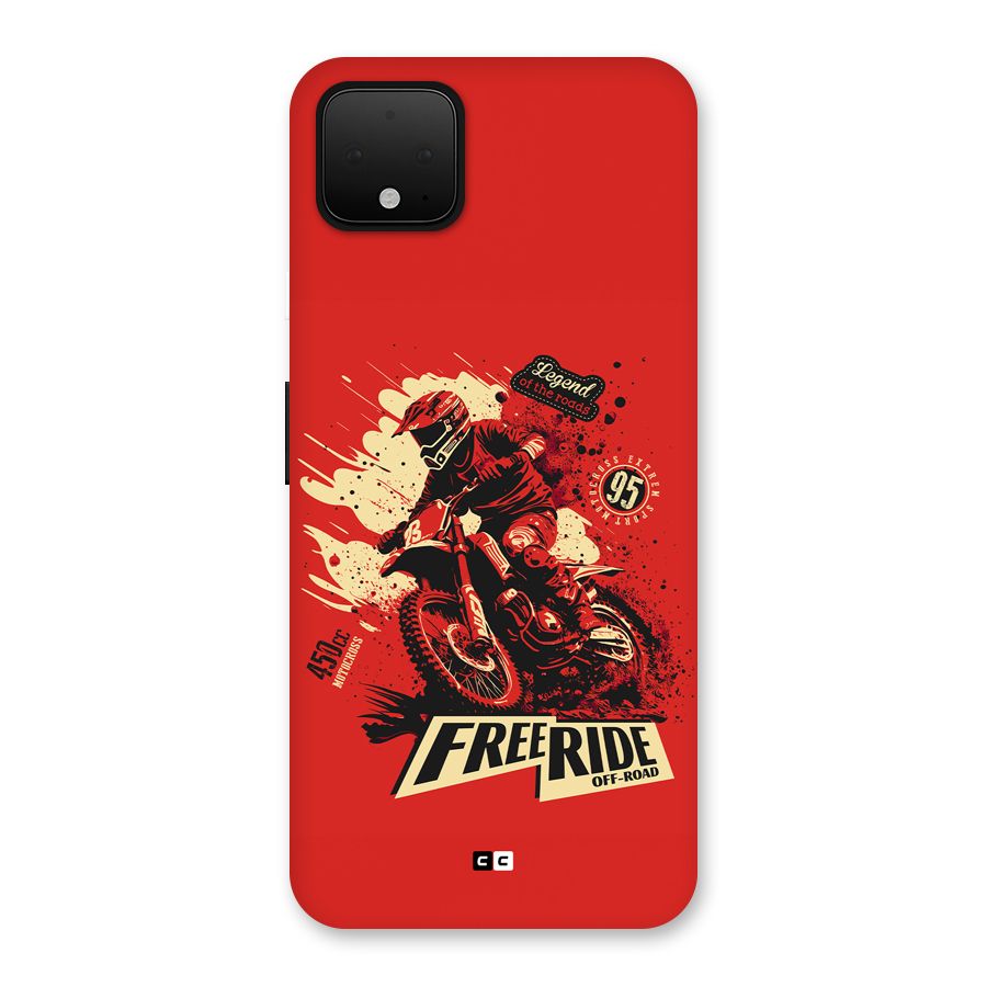 Free Ride Back Case for Google Pixel 4 XL