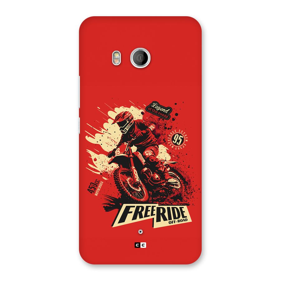 Free Ride Back Case for HTC U11