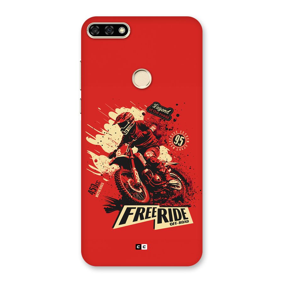 Free Ride Back Case for Honor 7A