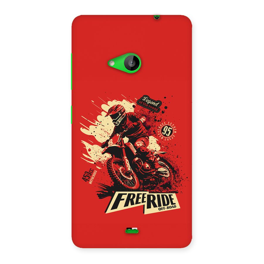 Free Ride Back Case for Lumia 535
