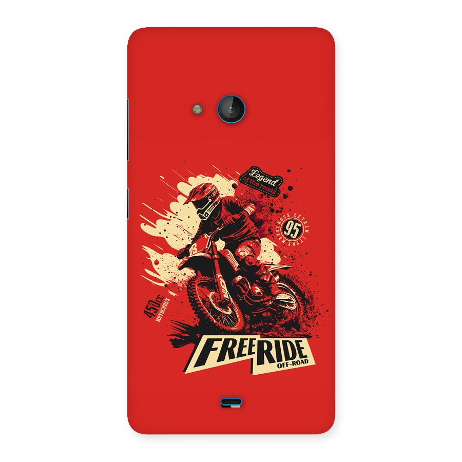 Free Ride Back Case for Lumia 540