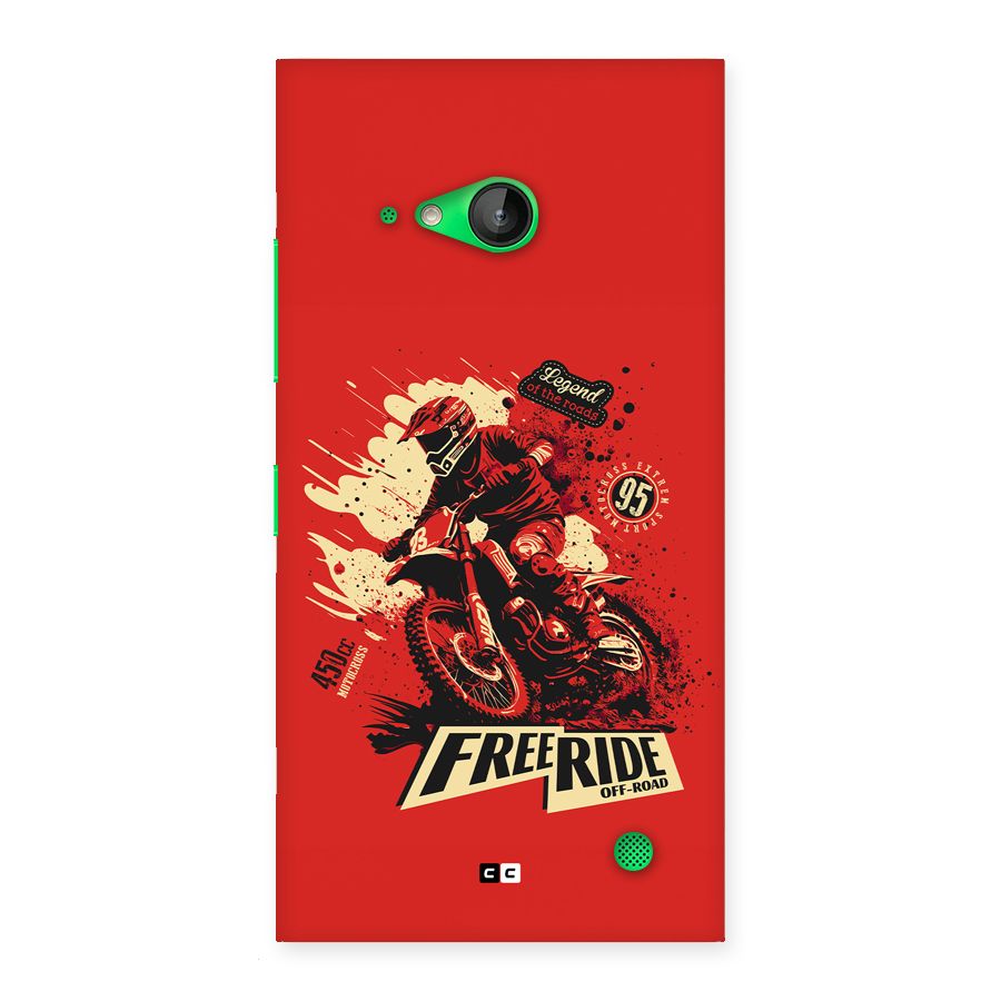 Free Ride Back Case for Lumia 730
