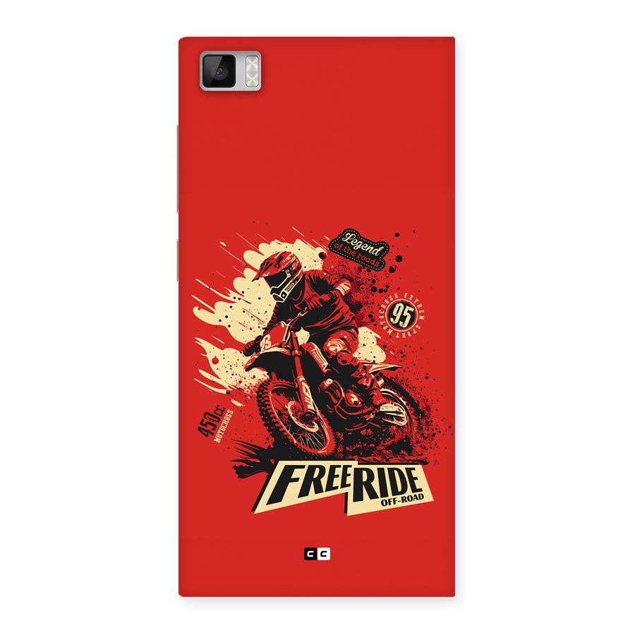 Free Ride Back Case for Mi3