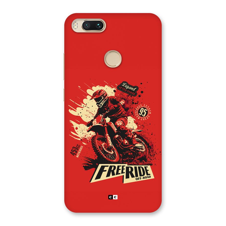 Free Ride Back Case for Mi A1