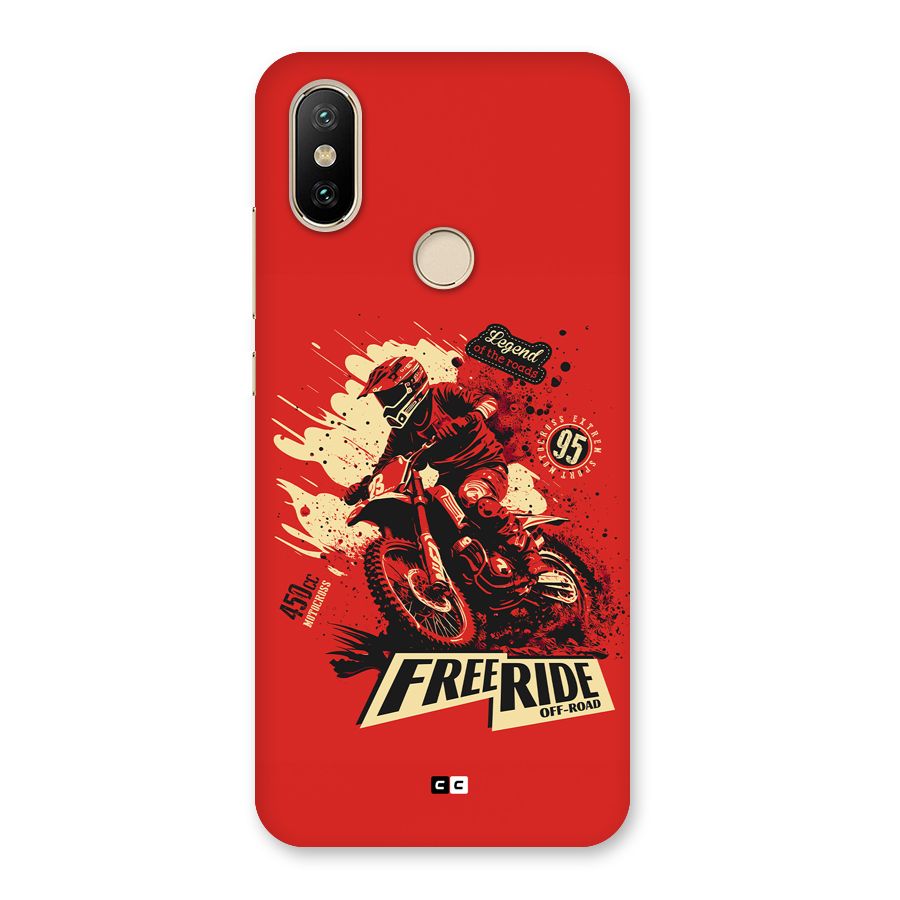 Free Ride Back Case for Mi A2