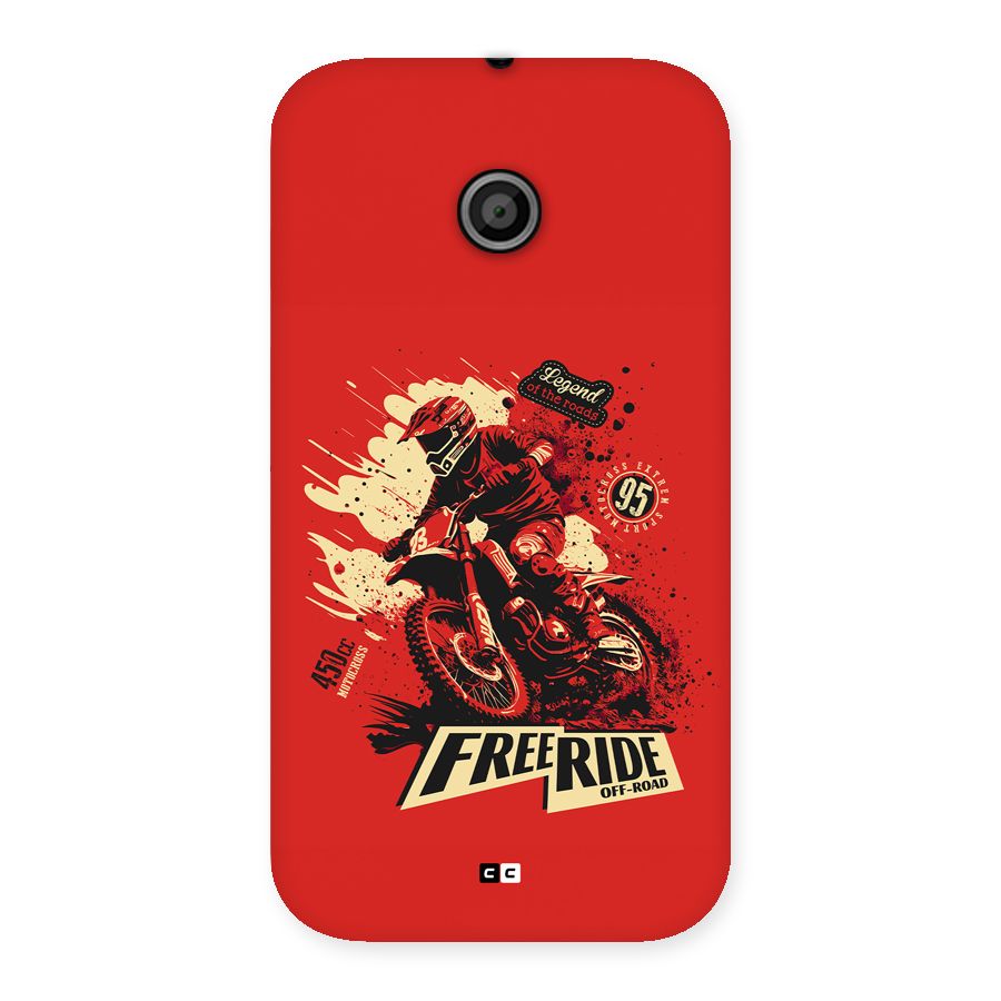 Free Ride Back Case for Moto E