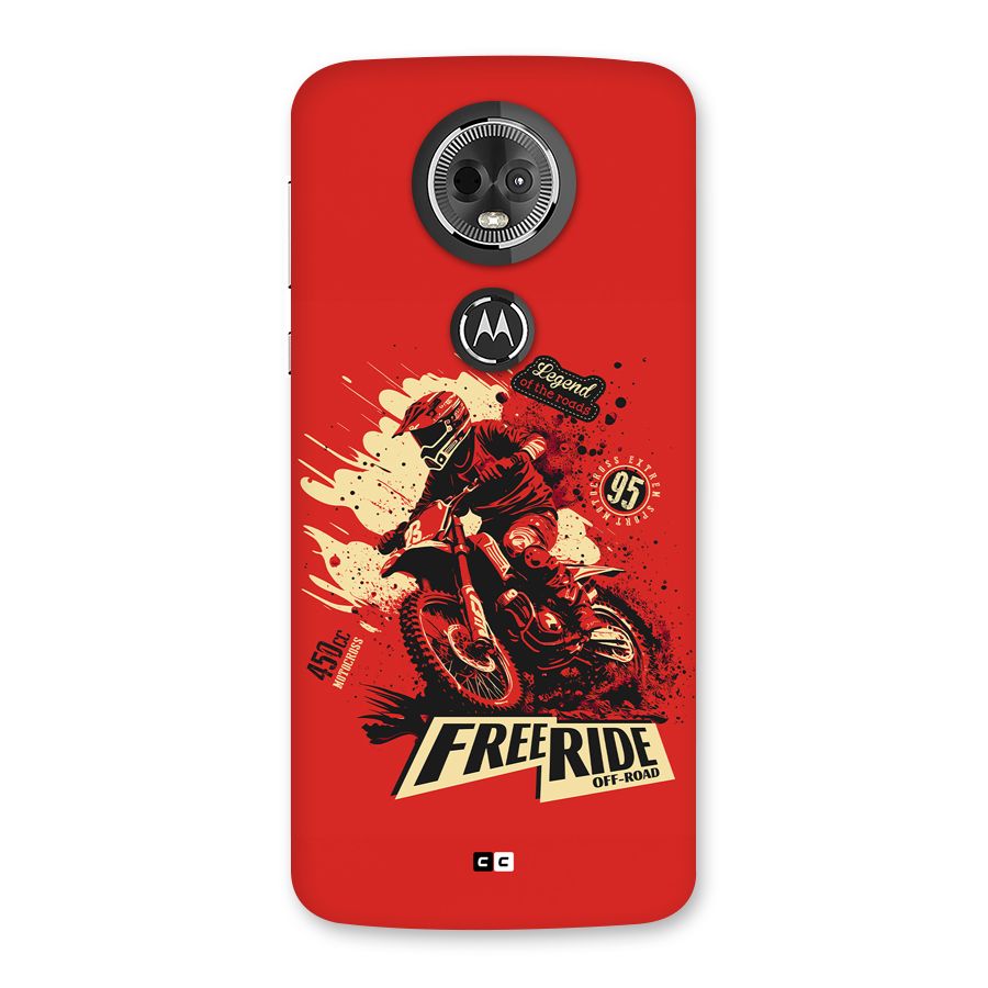 Free Ride Back Case for Moto E5 Plus